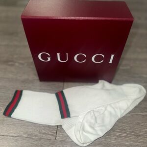 AUTHENTIC GUCCI SOCKS WITH ORIGINAL BOX